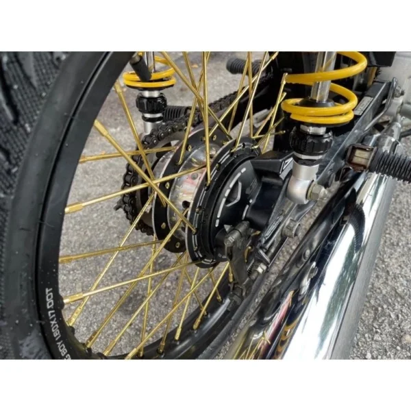 EX5 DREAM W100 EX5 FI HUB CNC SLOT  BRAKE HUB SPROCKET HUB  CNC RACING  HUB CNC