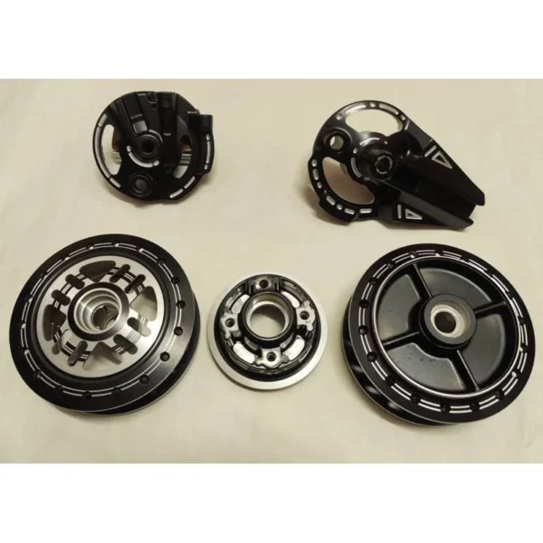 EX5 DREAM W100 EX5 FI HUB CNC SLOT  BRAKE HUB SPROCKET HUB  CNC RACING  HUB CNC