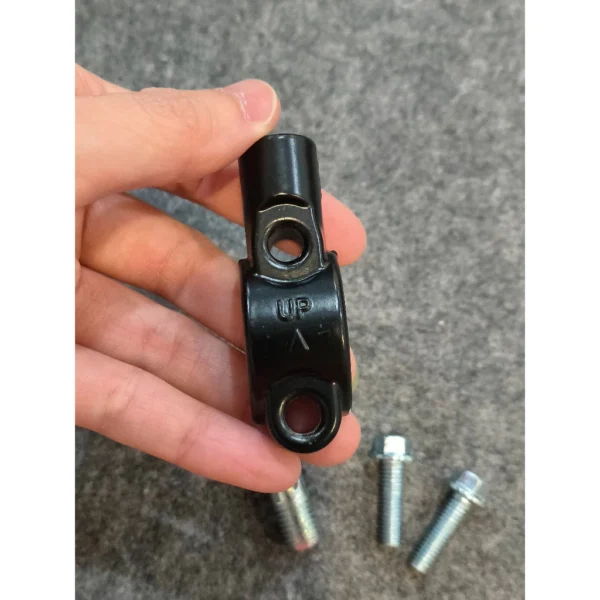 my-11134207-7r98o-lmg5e3mlpbiu80.webp CNC Side Mirror Bracket Set With Screw And Brake Hose Screw Washer Black Colour