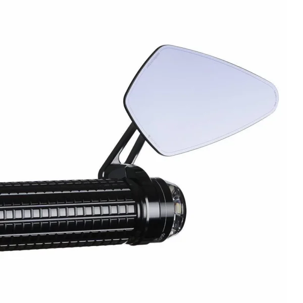 Motogadget M View Glassless Blade Bar End Motorcycle Mirrors Metal Mirror Black And SIlver