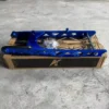 Swing Arm Y15 Y16 Blue Logo Alloy CNC Cutting Design  5 cm Premium Import Quality Premium Blue Extra 5 cm