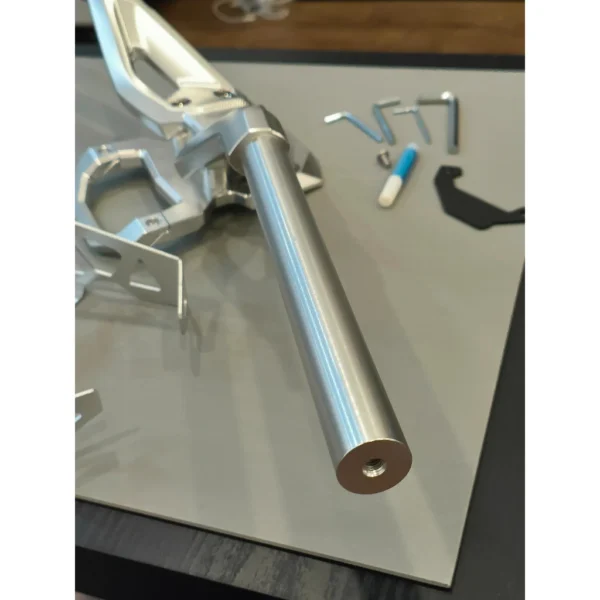 Handle Bar Handlebar Naked CNC Colour Chrome Silver