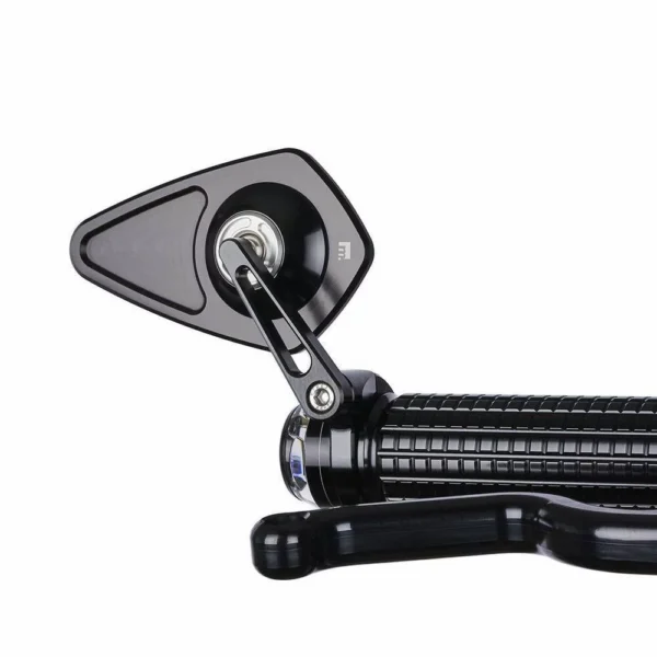 Motogadget M View Glassless Blade Bar End Motorcycle Mirrors Metal Mirror Black And SIlver