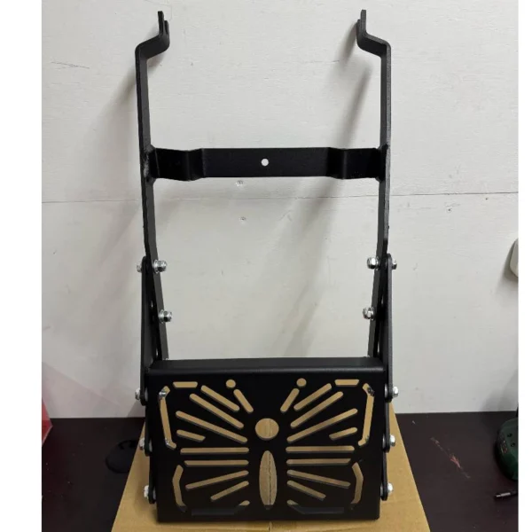 CNC Black Butterfly Adjustable Foldable Rear Rack