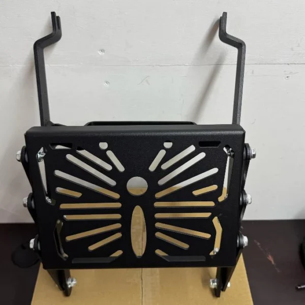 CNC Black Butterfly Adjustable Foldable Rear Rack
