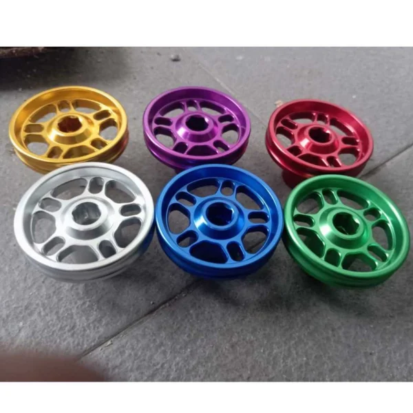 my-11134207-820l4-meb444sr162p23.webp Random Xmax v1 v2 Swing Arm Nut Frame Plug Swing Arm Cover Nut CNC Rear Wheel Accessories