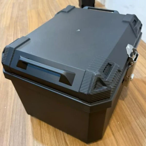 CNC Rear Top Box Universal Storage Box Motorcycle 45L
