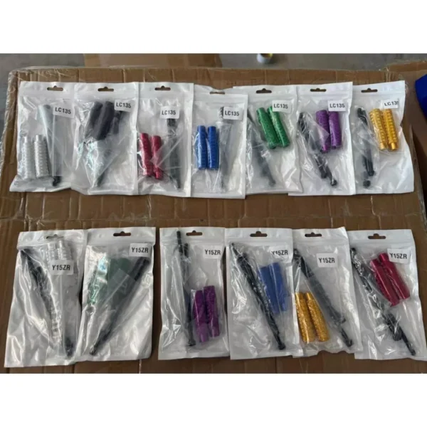 CNC Rear Footrest Set Left Right Random Colour