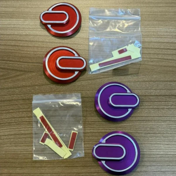 my-11134207-820lh-mjno0c49nymbb2.webp 1 Set 2 Pcs Random Motorcycle Accessories CNC Customized Emblem Badge Logo Decal Body Markings